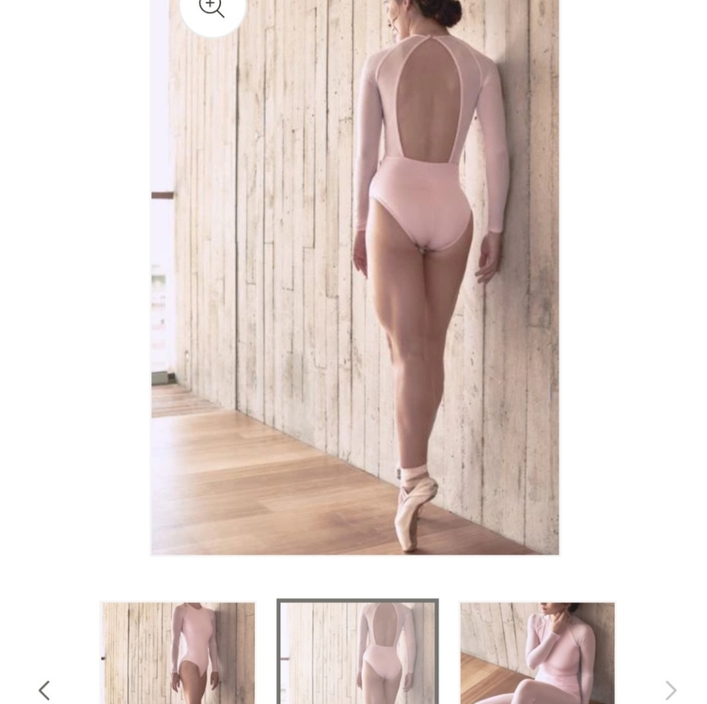 Aisy dance pink leotard medium